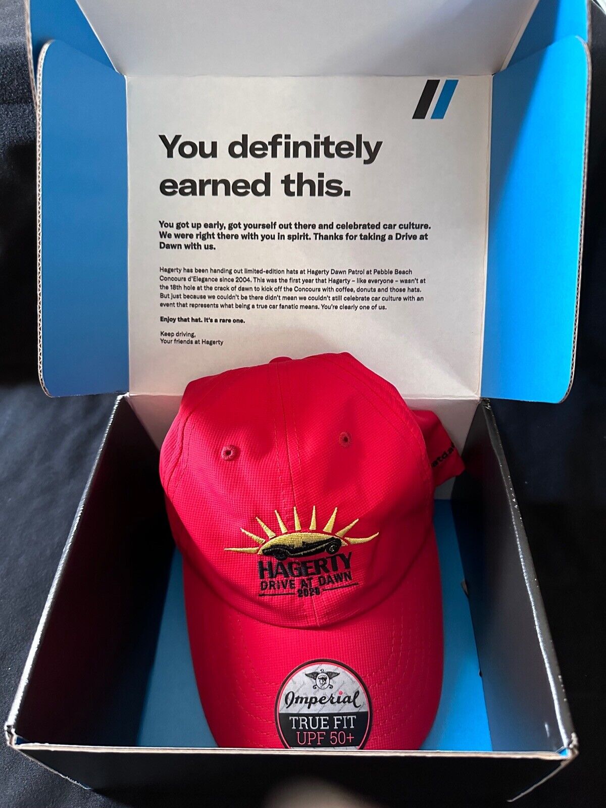 NEW 2020 DAWN PATROL Hat Cap w/Box Hagerty Canceled Pebble Beach Concours 