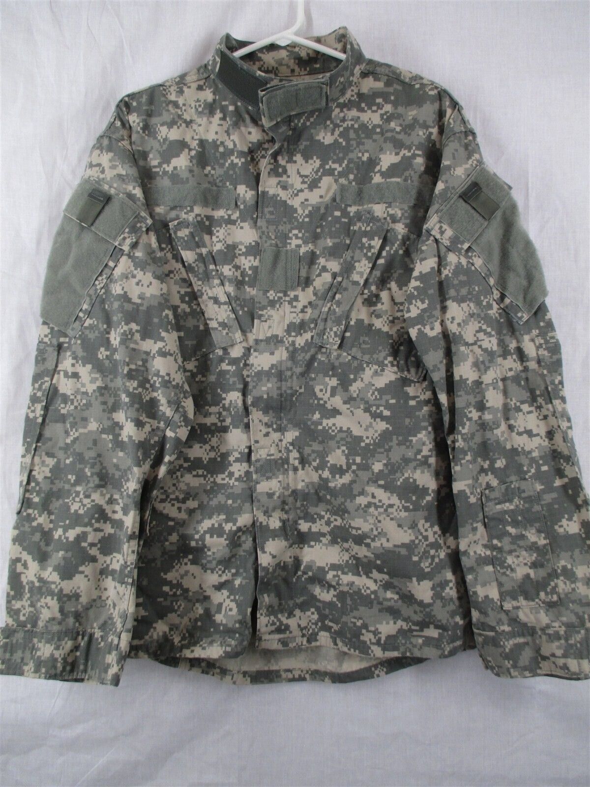ACU Shirt/Coat Large Long USGI Digital Camo Cotton/Nylon Ripstop Army Combat