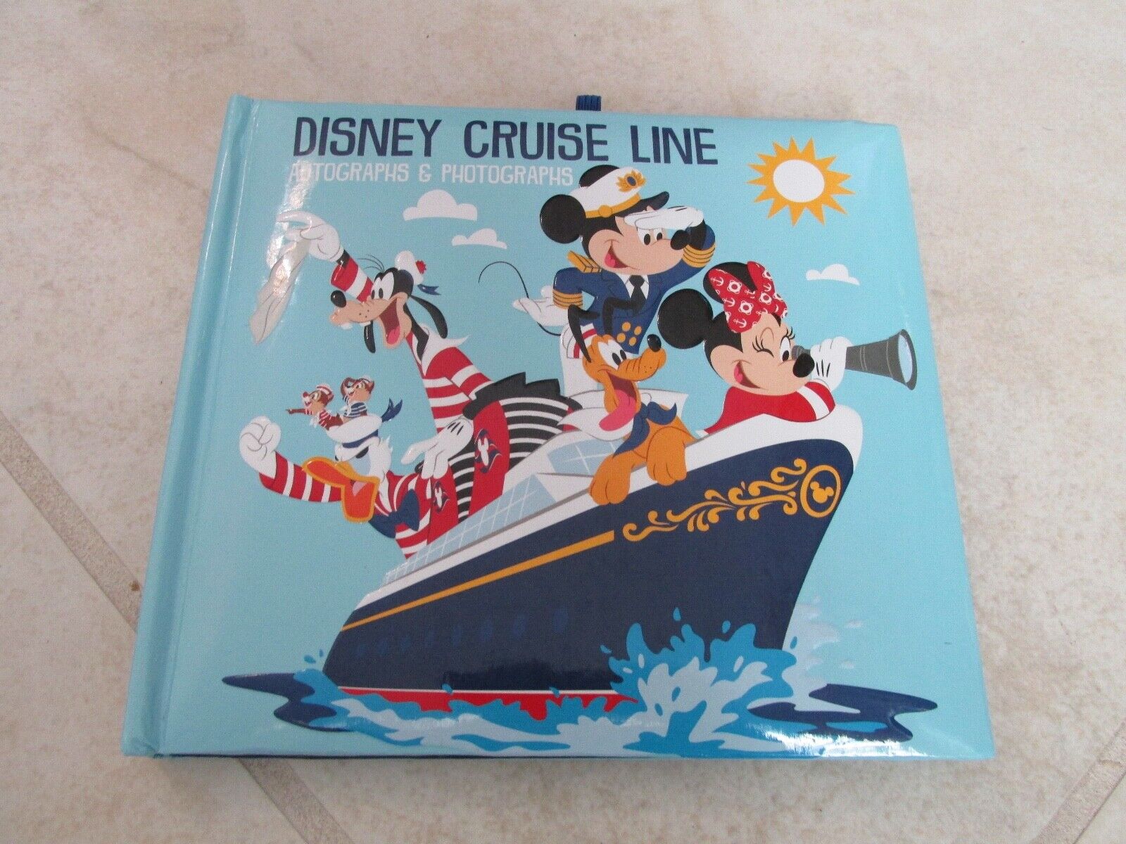 Disney Cruise Line DCL Autographs & Photographs Book with 4 Signatures