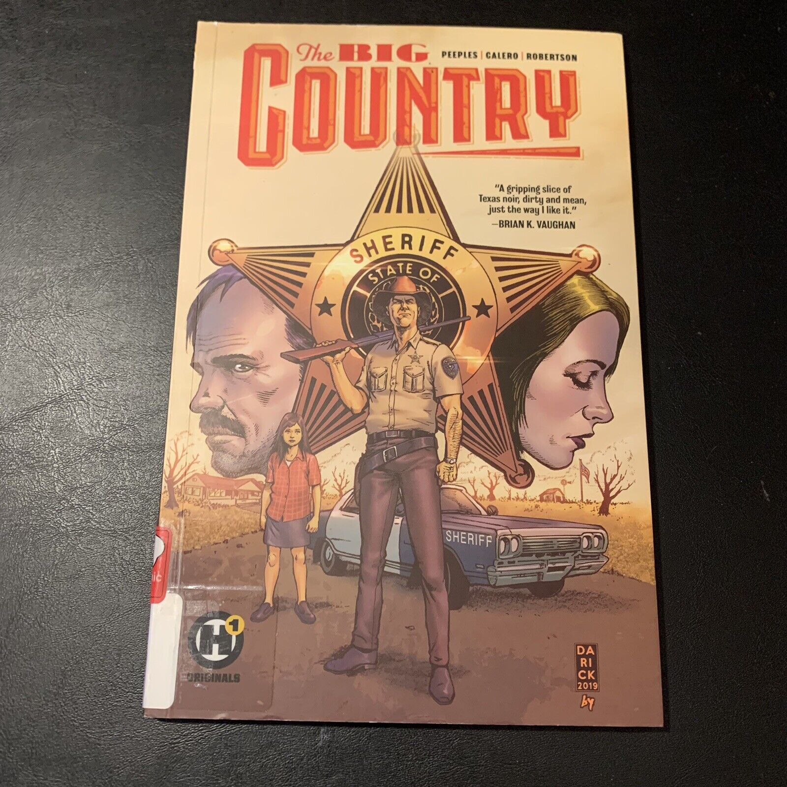 The Big Country by Quinton Peeples Paperback Mystery Graphic Novels