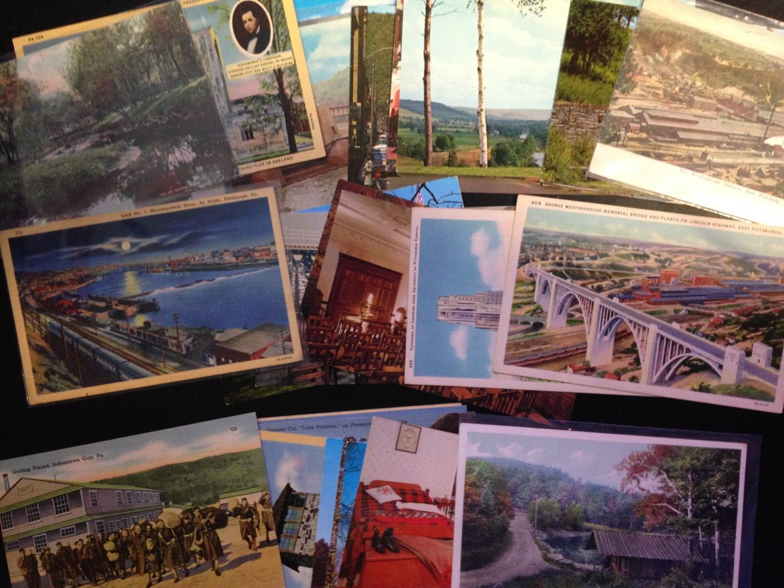 30+ Postcard lot, Pennsylvania. Set 3. Nice