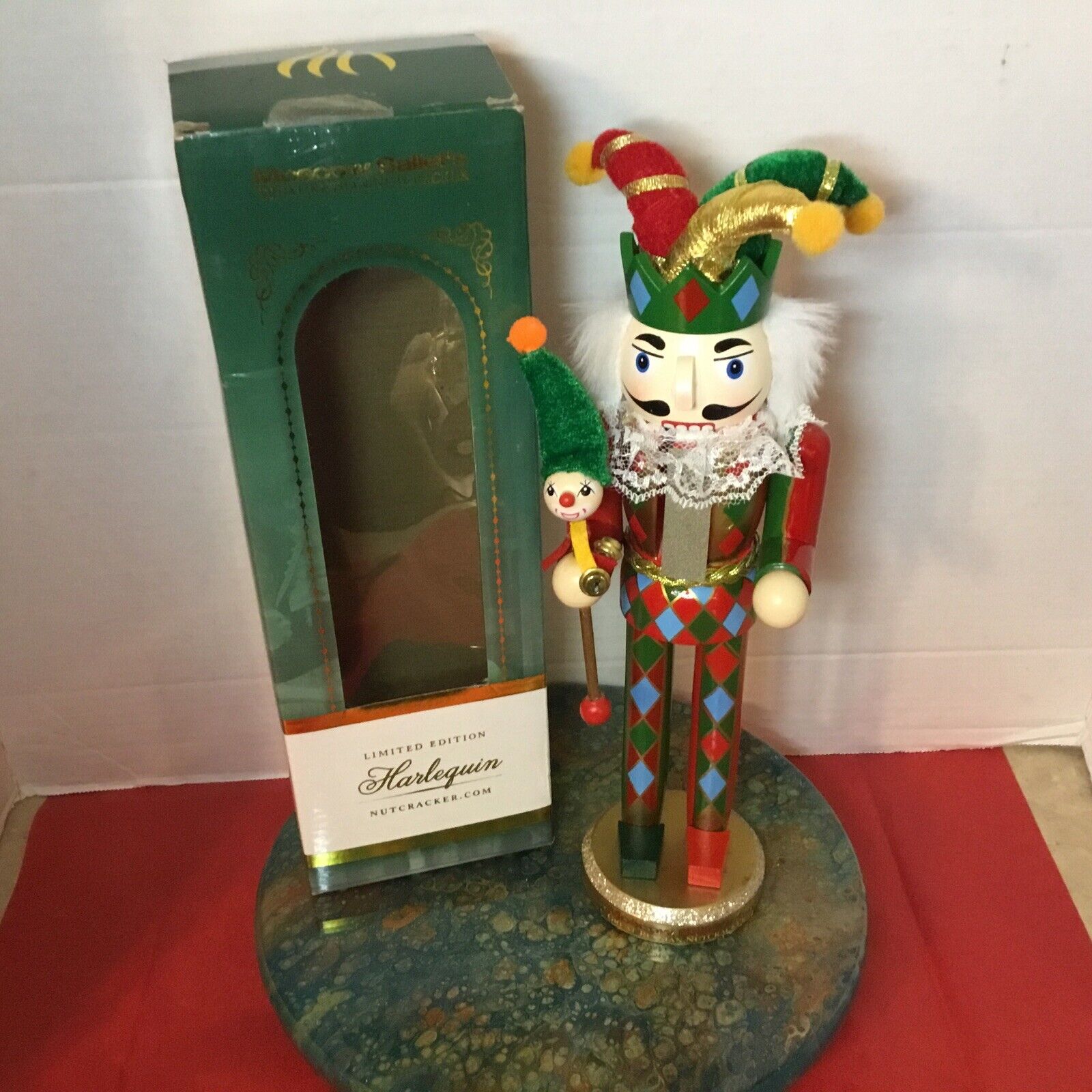 Moscow Ballet’s Great Russian Nutcracker Wooden Figurine Jester Limited Edition