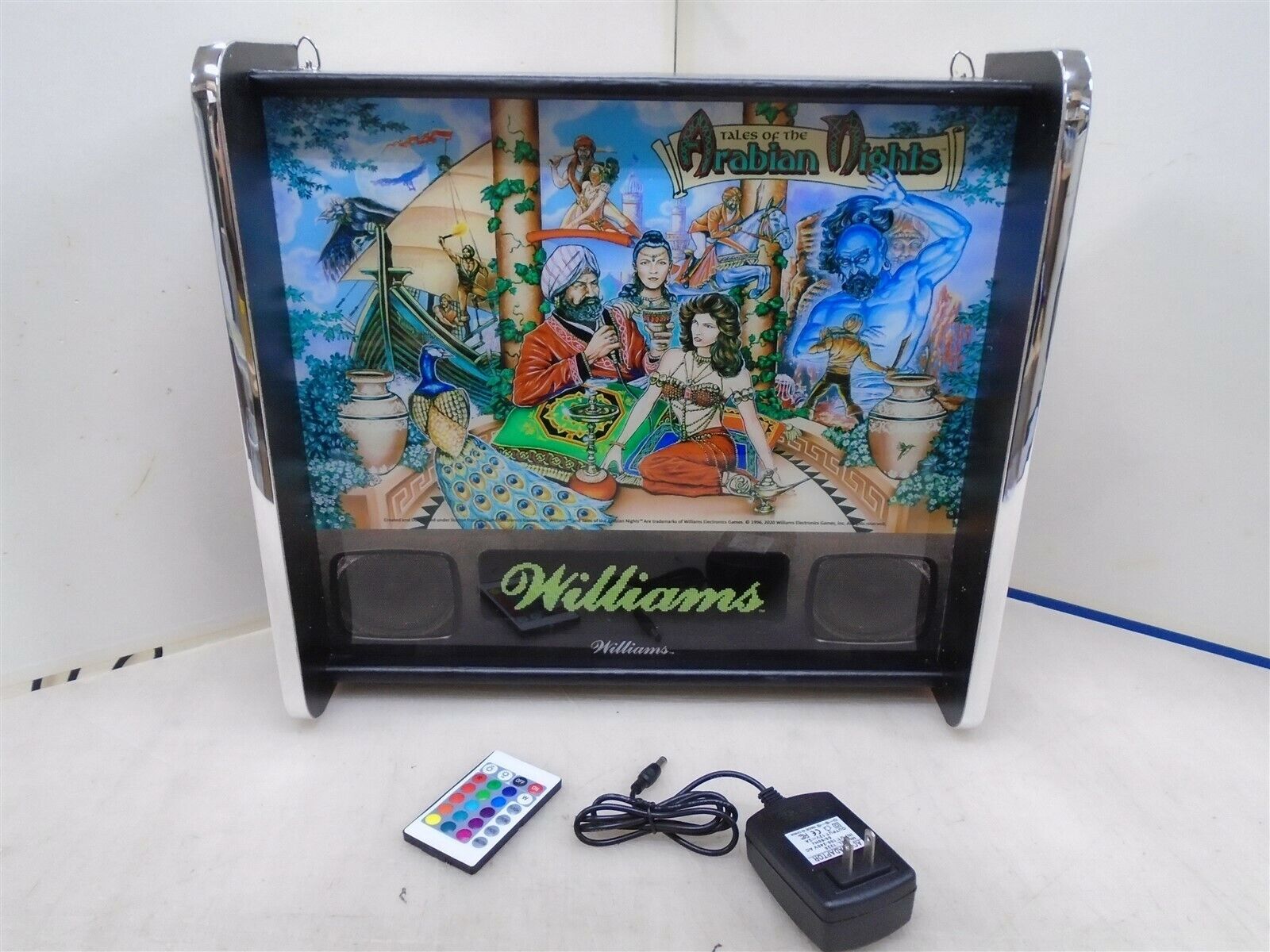 Williams Tales of the Arabian Nights Pinball Head LED Display light box