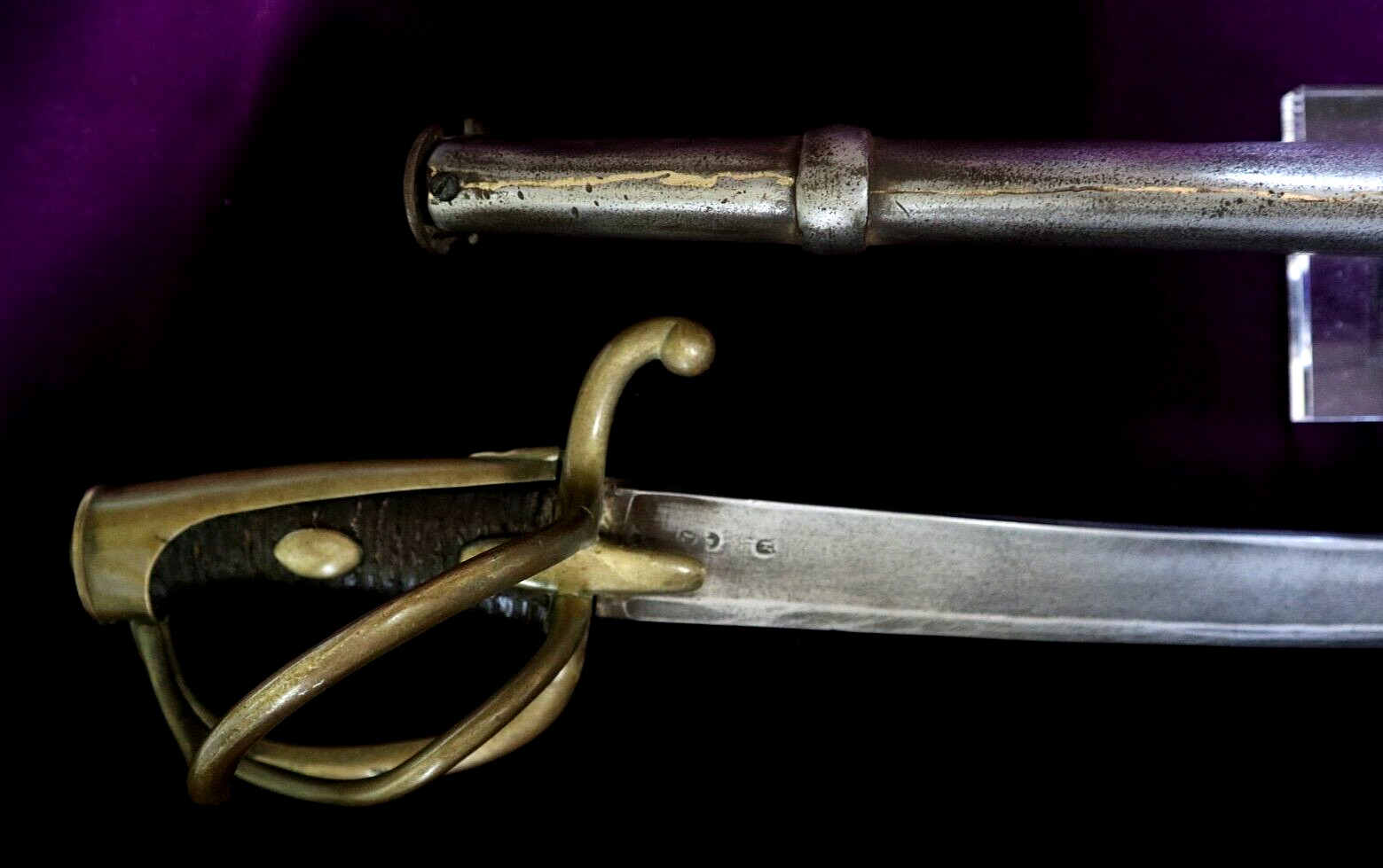 NAPOLEONIC FRENCH AN XI LIGHT CAVALRY SWORD DATED 1813 RICHARD BEZDEK COLLECTION