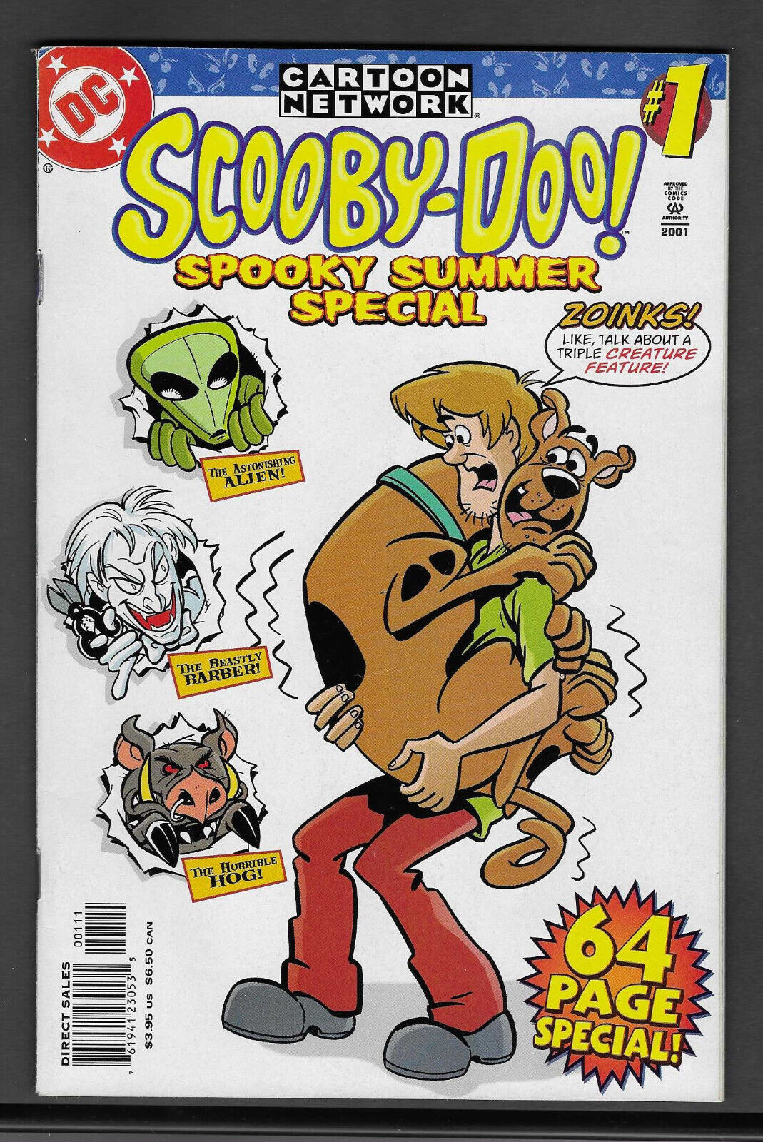 Scooby-Doo Spooky Summer Special #1 (2001 1st Print Direct Sale Edition) Fine+