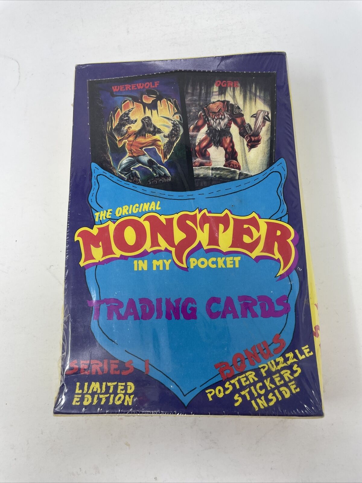 1991 MONSTER IN MY POCKET TRADING CARD FACTORY SEALED BOX 