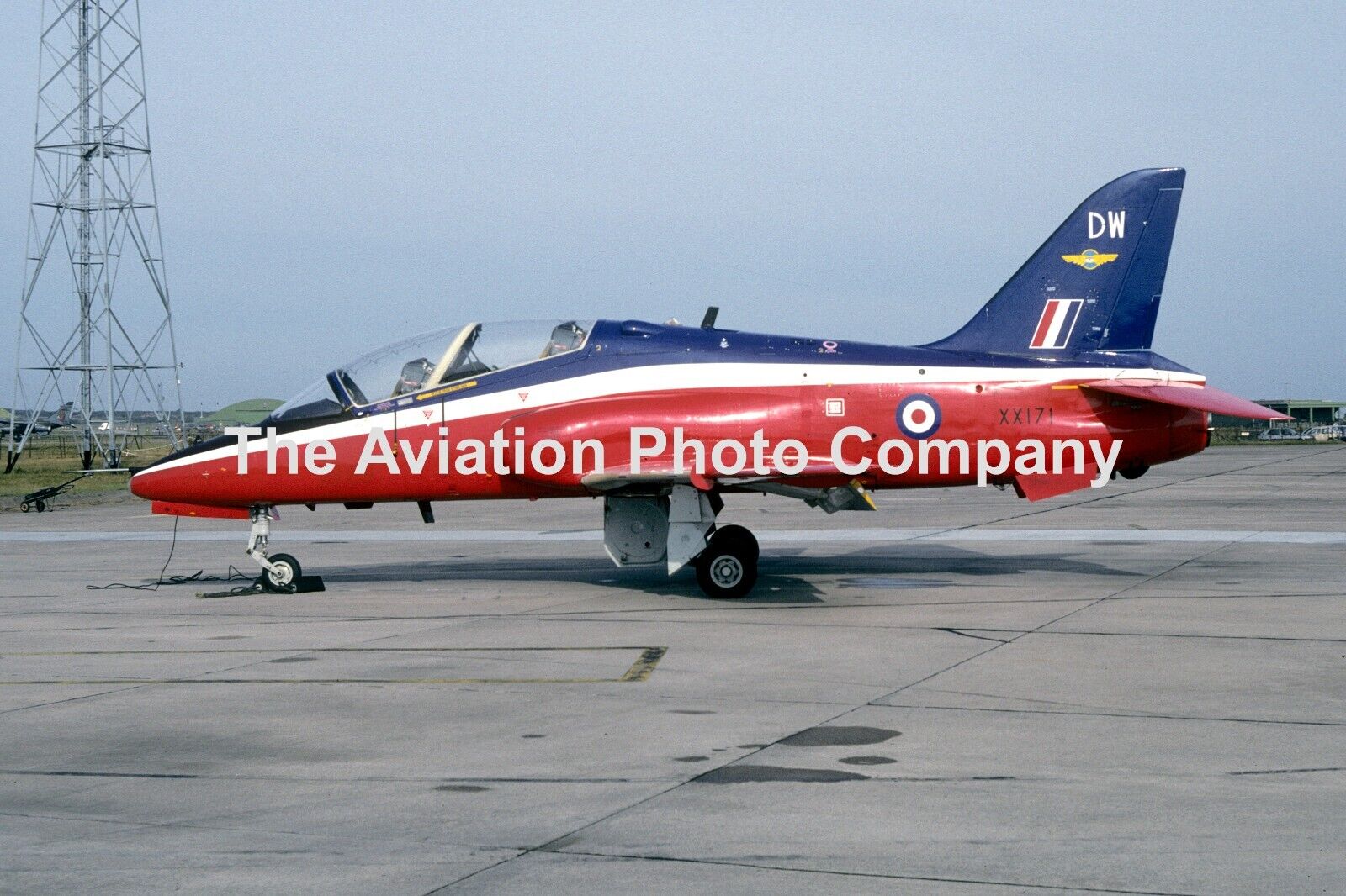RAF 208 Squadron Hawker Siddeley Hawk T.1 XX171/DW (1994) Photograph
