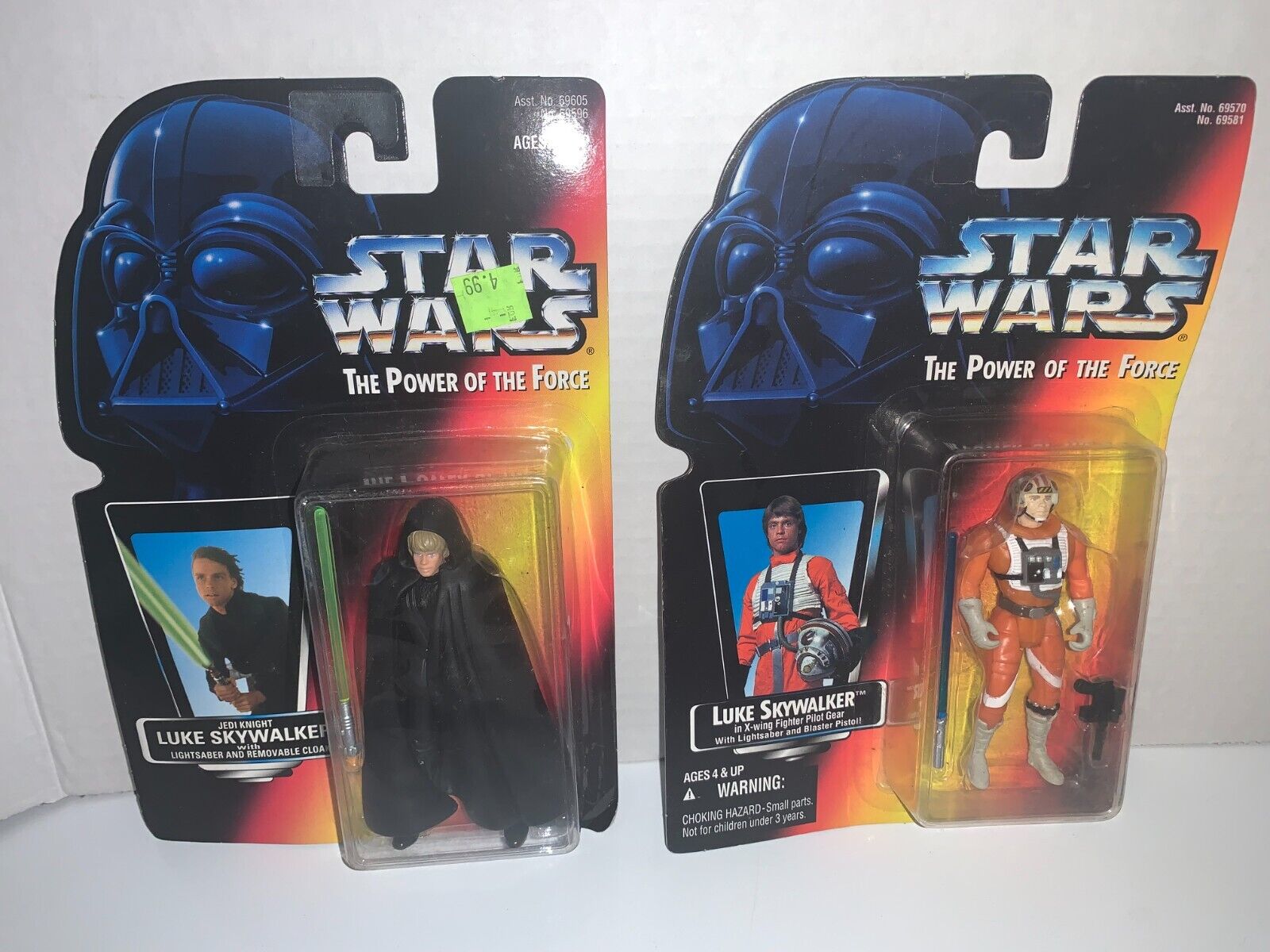 Star Wars 1995 & 1996 Kenner Star Wars - 2 Figure Bundle Luke Skywalker New POTF
