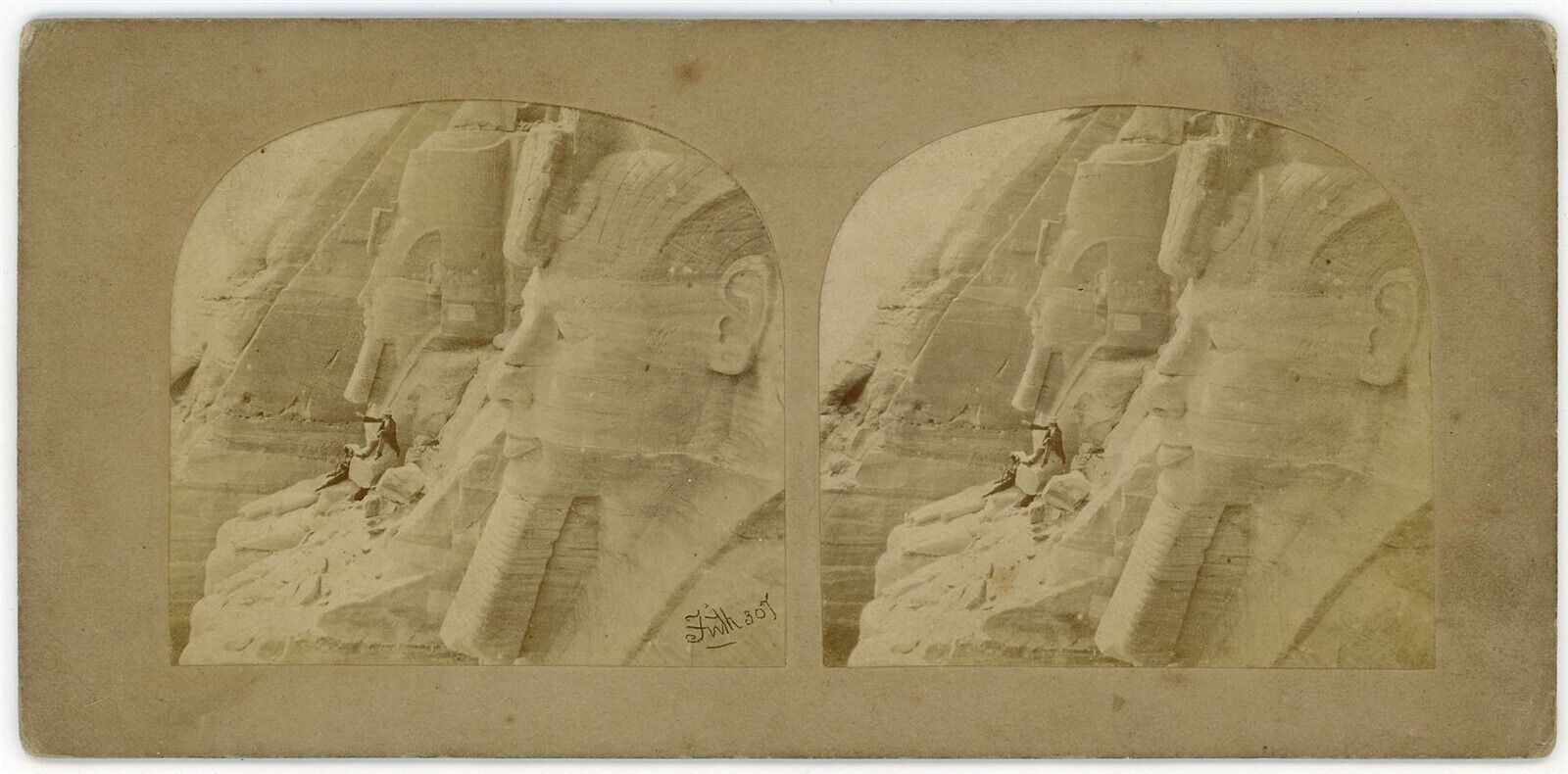 EGYPT SV - Abou Simbel - Great Rock Temple - Francis Frith 1860s