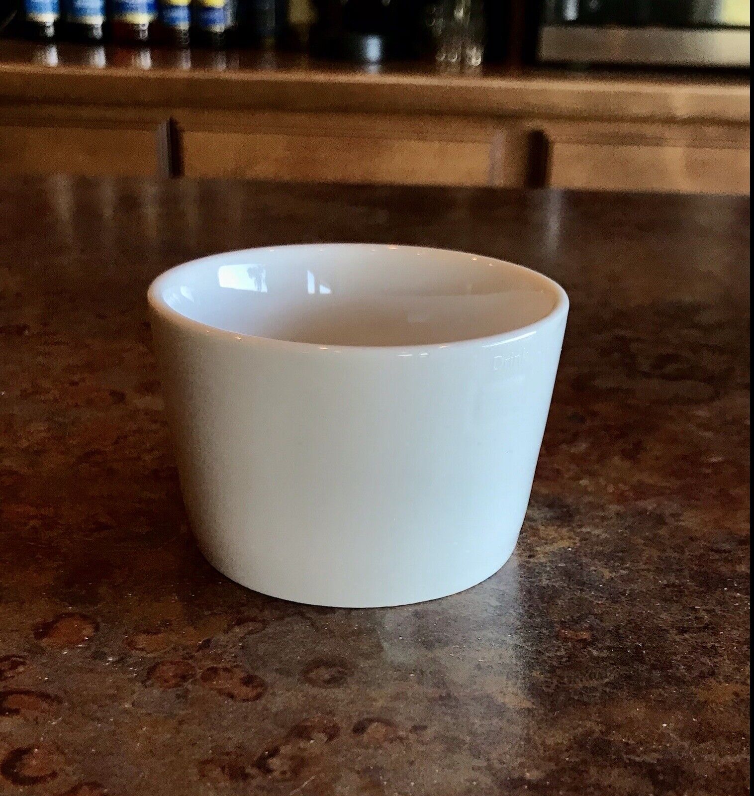 Starbucks 3 oz  Demitasse Espresso Shot Mug White Ceramic Cup Coffee