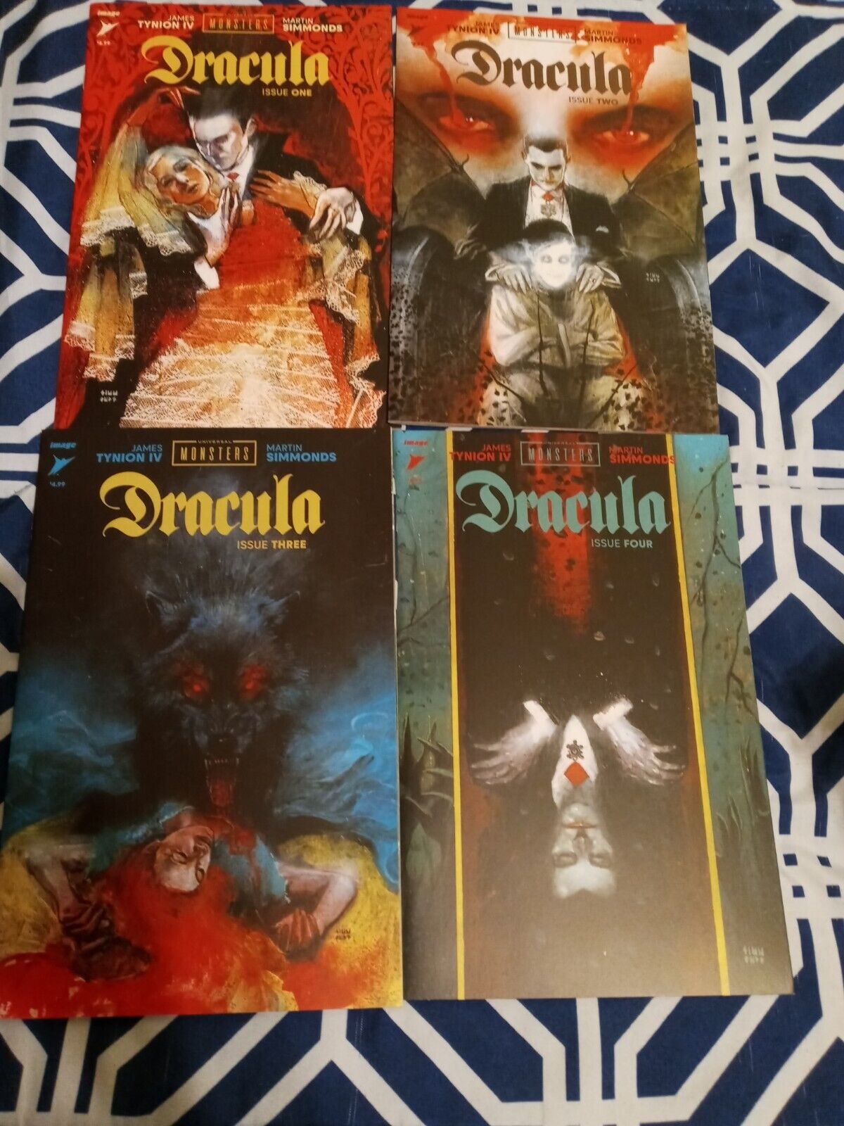 Universal Monsters: Dracula 1-4 James Tynion IV Martin Simmonds Complete Series