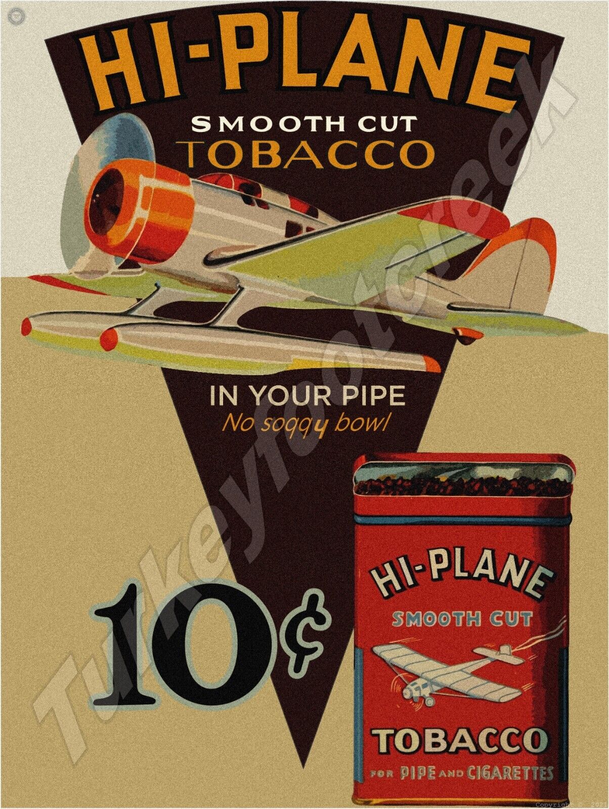 Hi-Plane Smooth Cut Tobacco 18\