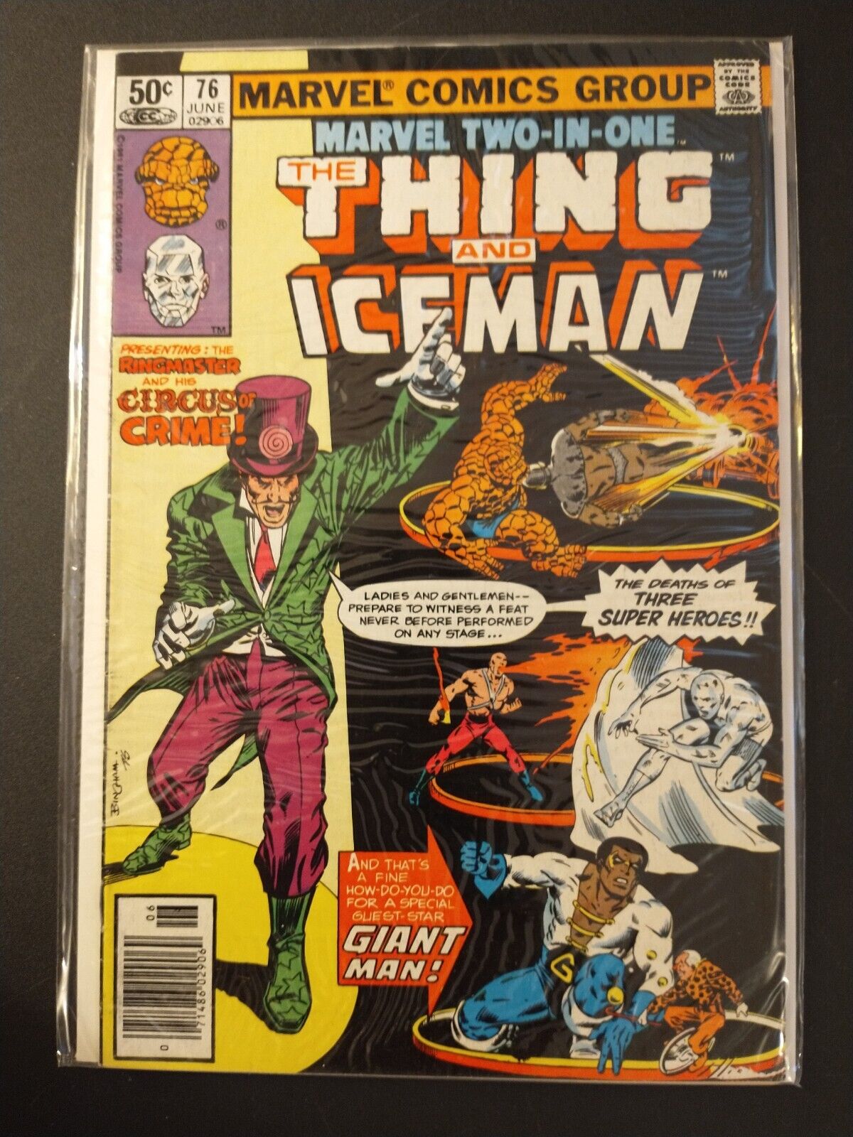 Marvel Two-In-One #76 Marvel Comics | the Thing Iceman