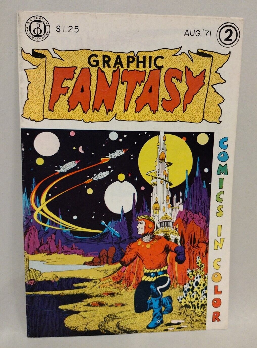 Graphic Fantasy #2 (1971) 1st Print Ned Young Cover Mike Royer No Poster