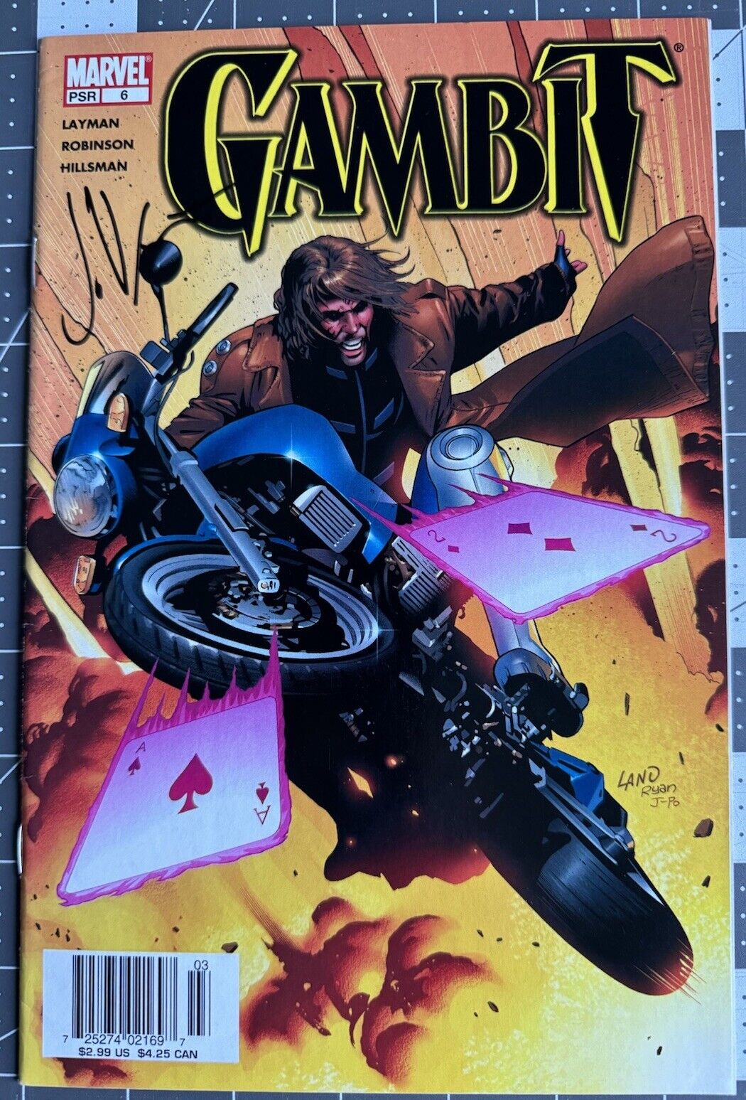 Gambit #6 Signed by John Layman Marvel Comics