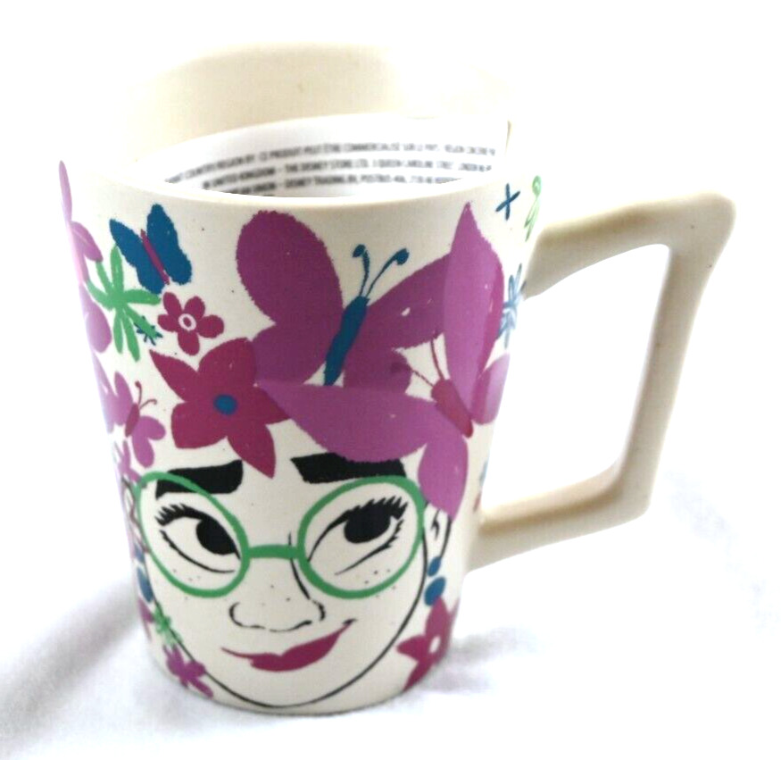Disney Encanto Mirabel Butterfly Floral Ceramic 12 Oz Coffee Mug Cup