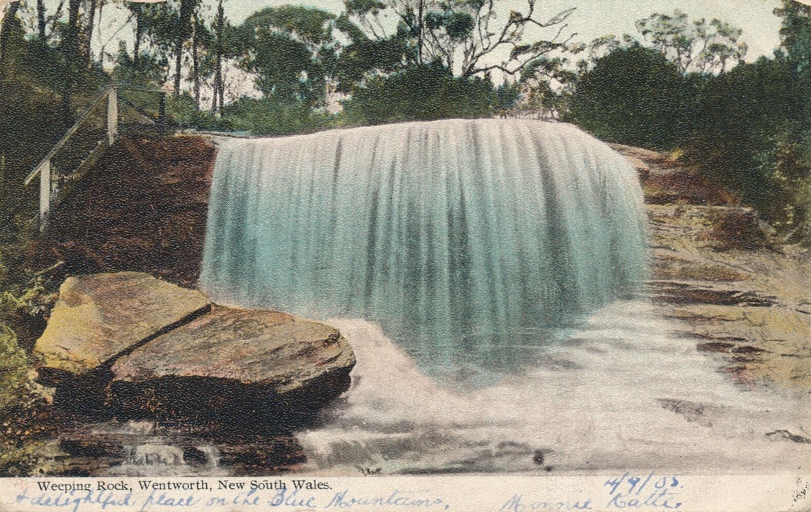 WENTWORTH – Weeping Rock – New South Wales – Australia - 1905