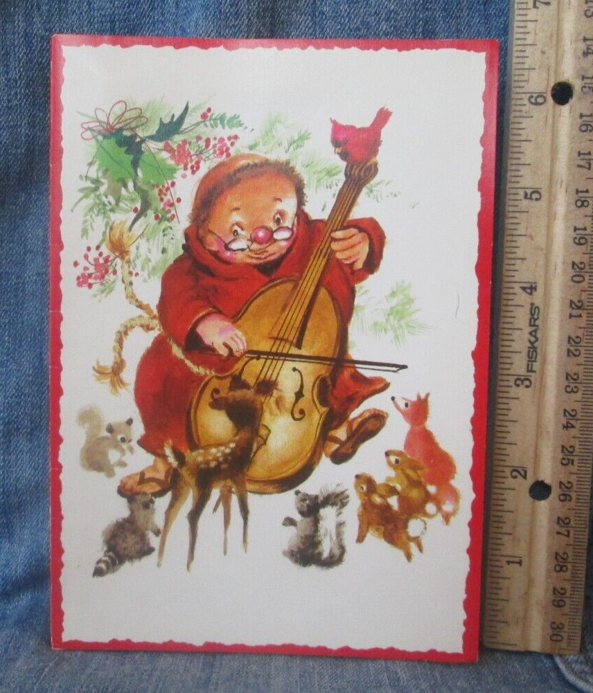 FRIAR TUCK Vintage Christmas Originals Greeting Card 70\'s 80\'s ACR30