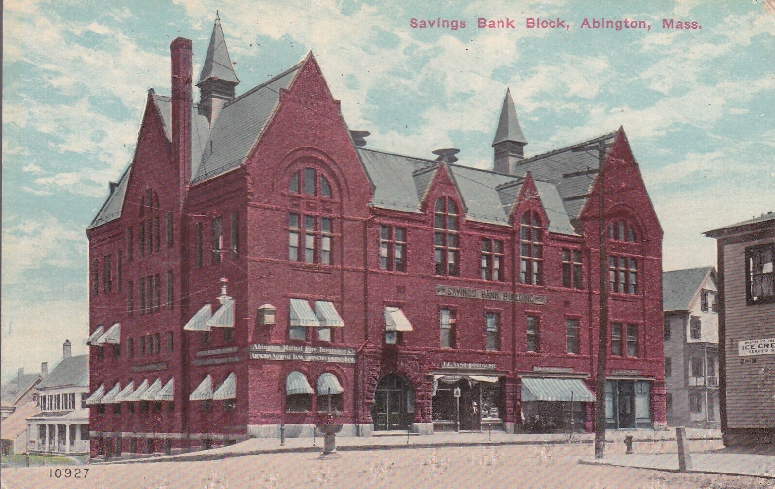 Abington, MA - Savings Bank Block