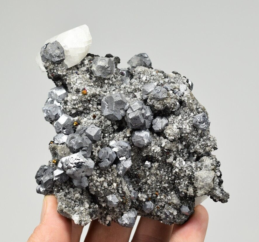 Galena, Calcite, Sphalerite, Chalcopyrite - Buick Mine, Iron Co., Missouri