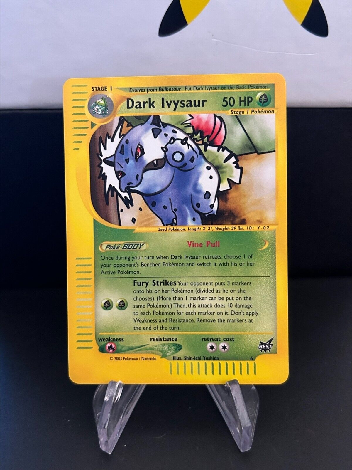 Dark Ivysaur Best of Game 6 Eng Mint Old Pokémon Card