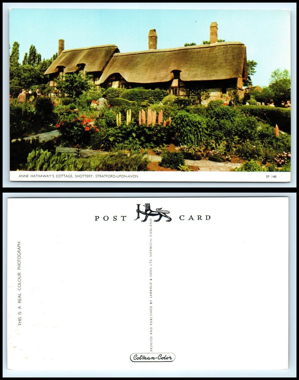 UK Postcard - Anne Hathaway\'s Cottage, Shottery, Stratford Upon Avon B4