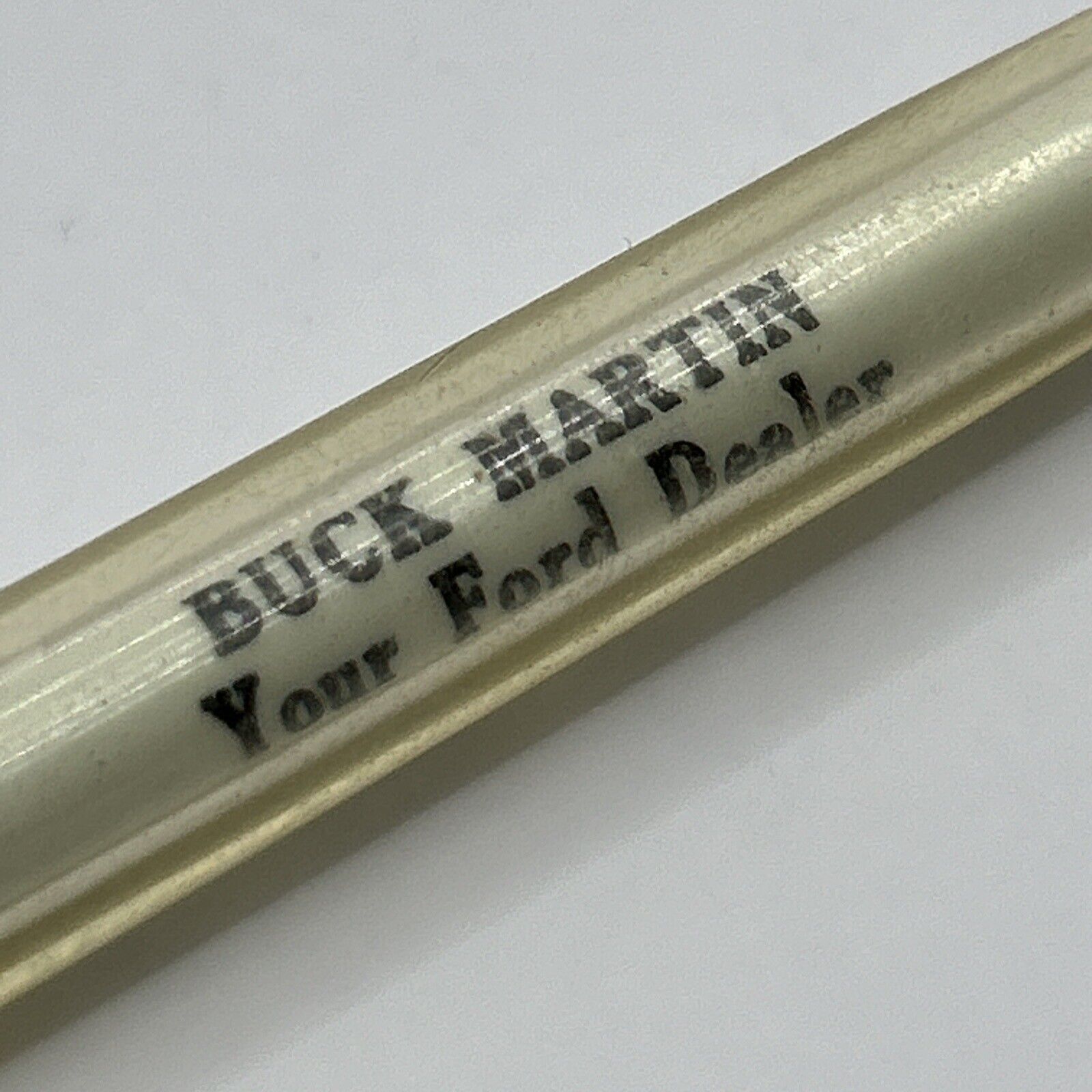 VTG c1950s/60s Ballpoint Pen Buck Martin Ford Dealer Sylvia Kansas