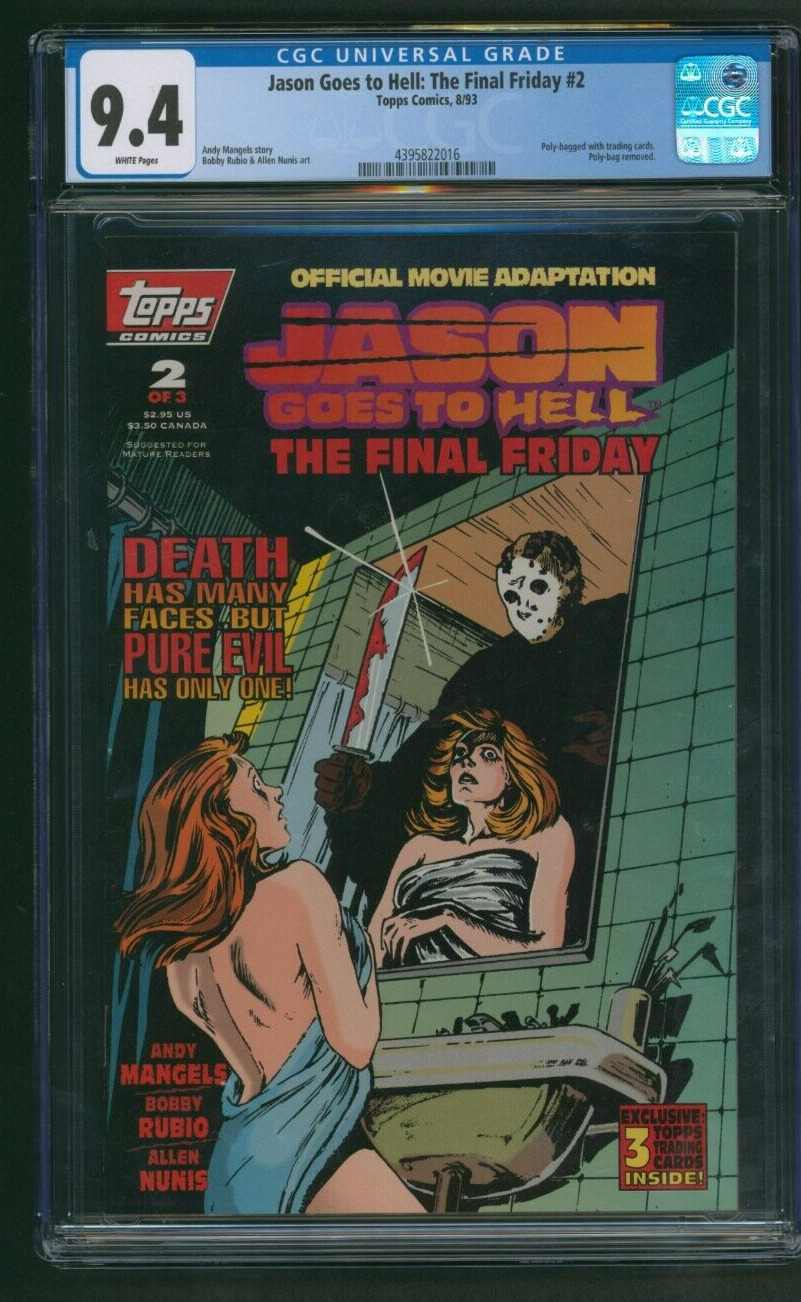 Jason Goes To Hell: The Final Friday #2 CGC 9.4 Topps Comics 1993