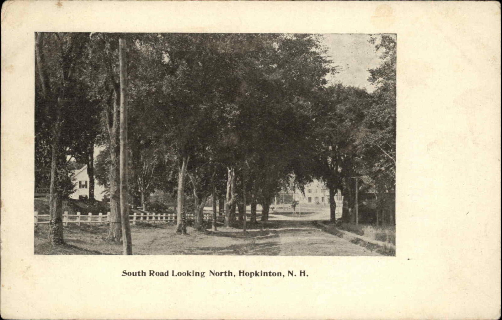 Hopkinton New Hampshire NH South Road Street Scene c1910 Vintage Postcard