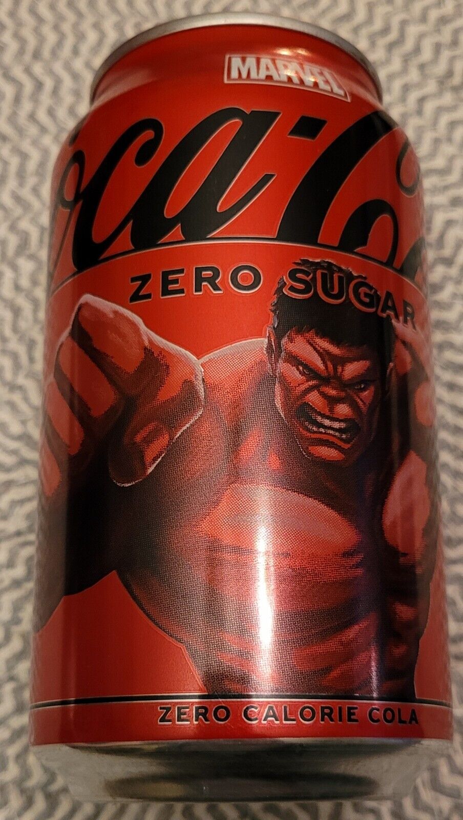 Marvel Hulk Coca-Cola Zero Can. Limited Edition Collector\'s Unopened.