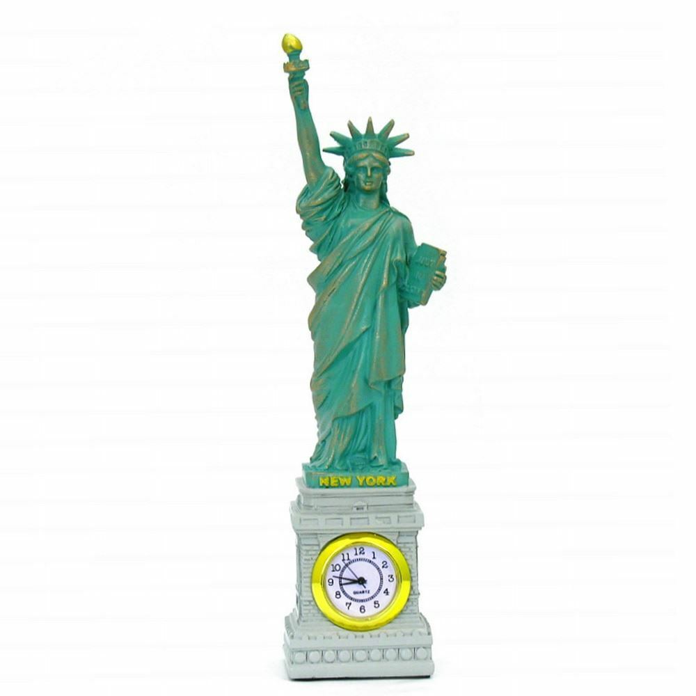 Statue of Liberty Clock 10 Inches Tall