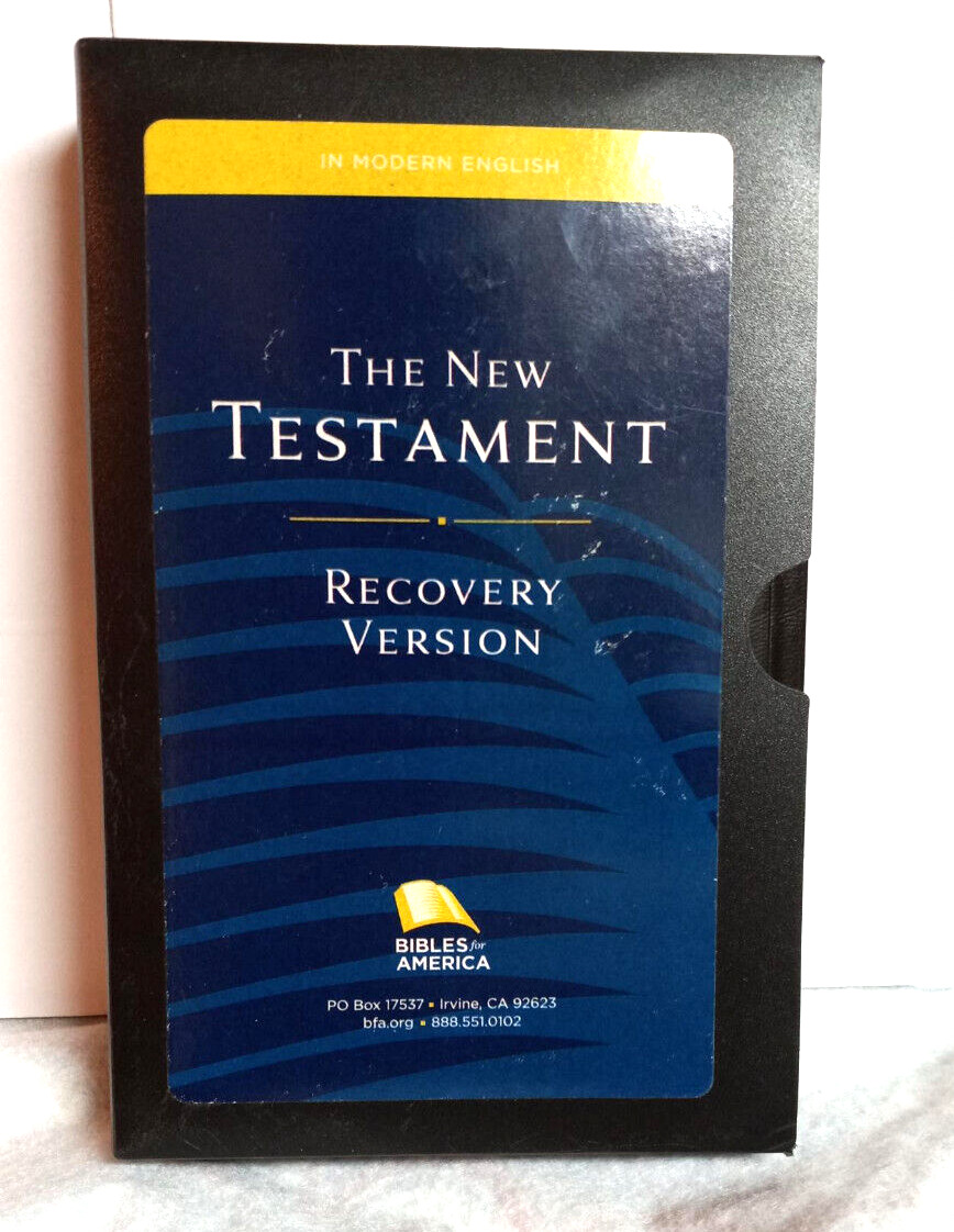 The new testament Recovery version , Bible for America ,  black , New