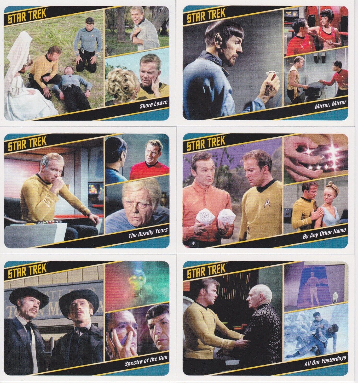 2018 Star Trek Captains Collection Complete Trading card base set 1-80