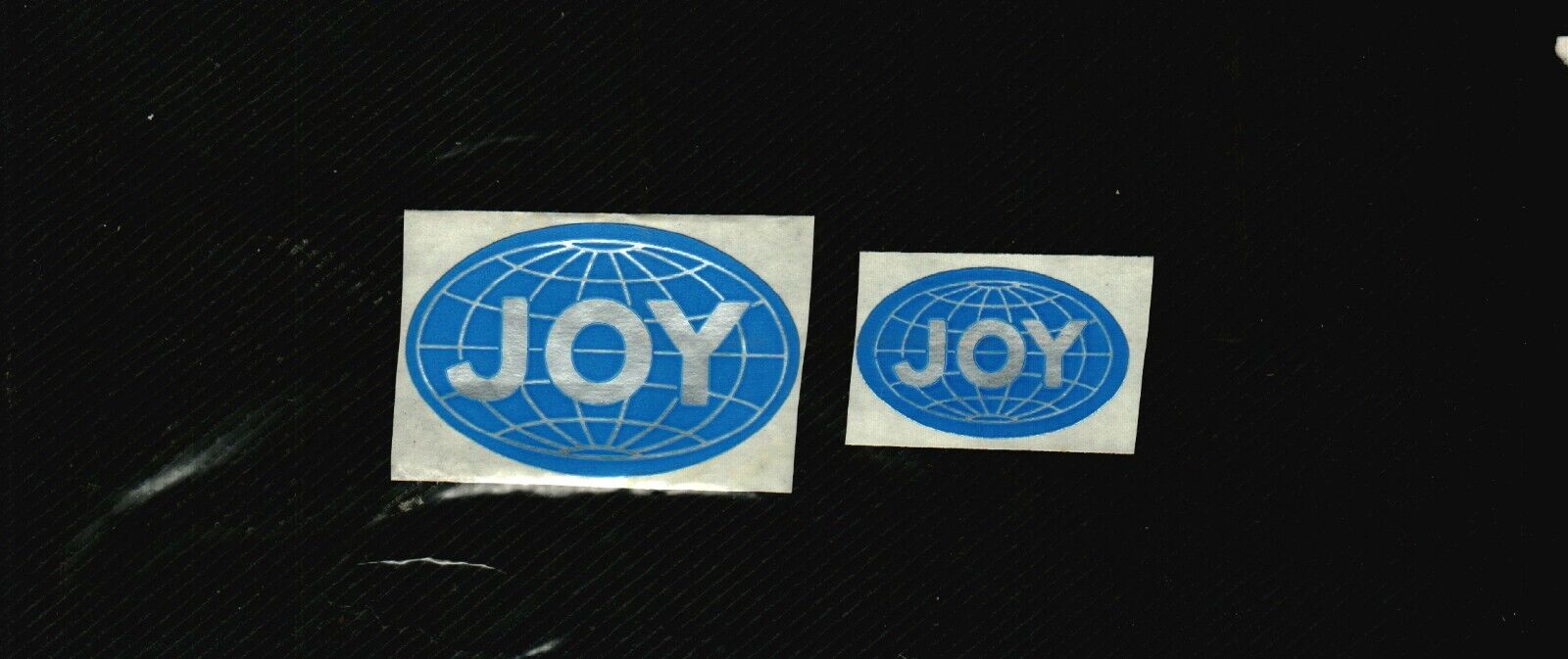 LOT OF 2 SMALLER THAN NORMAL SIZE BLUE JOY GLOBES COAL MINING STICKES # 567