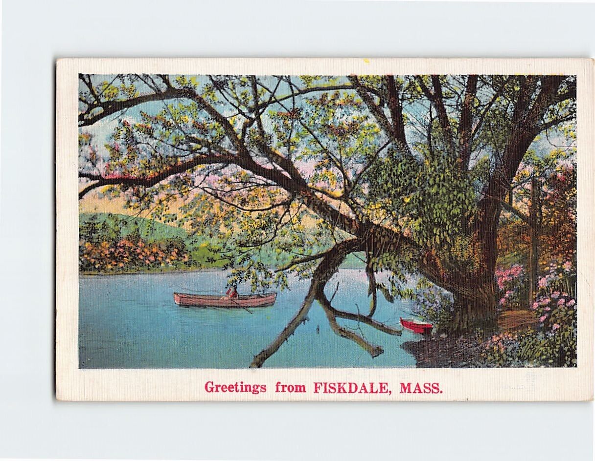 Postcard Greetings from Fiskdale, Massachusetts, USA