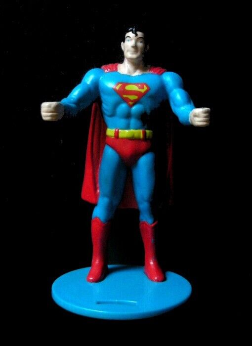 VINTAGE: 1988 SUPERMAN SUPERHERO FIGURE - CUPHOLDER (NO CUP) ~ BURGER KING