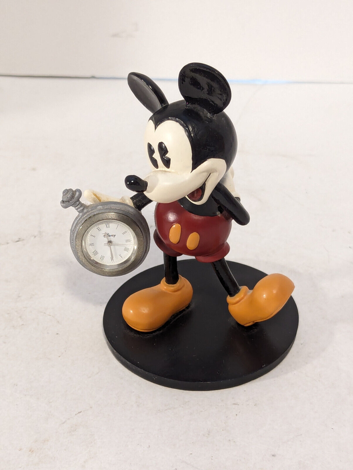 Disney Timely Classic Collectors Mickey Mouse Figure with Stop Watch