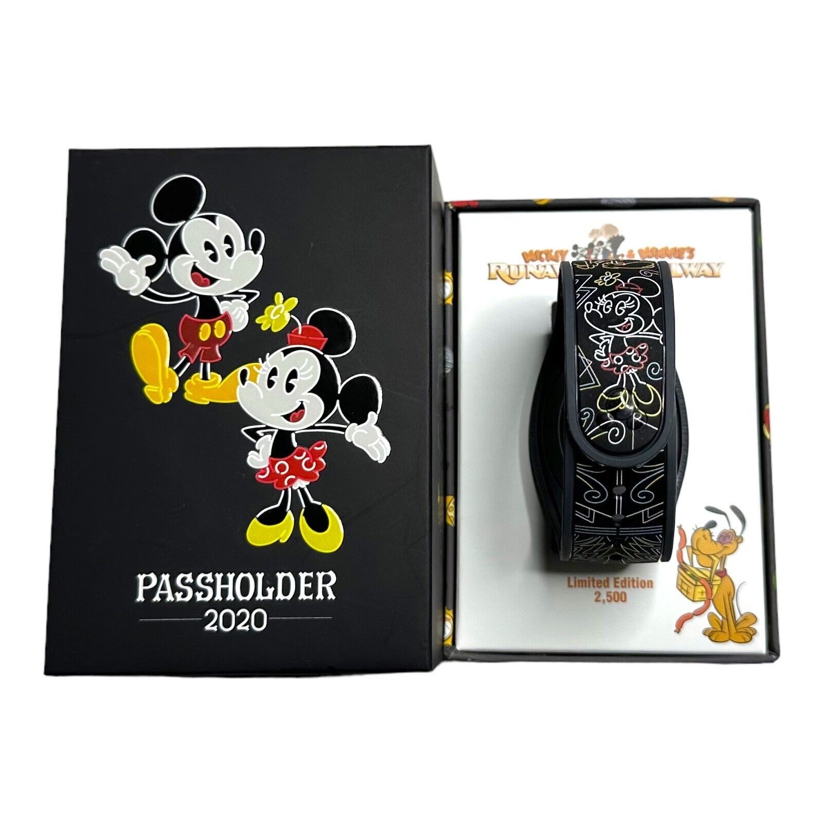 Disney Parks Mickey & Minnie's Runaway Railway Passholder Magic Band LE 2500