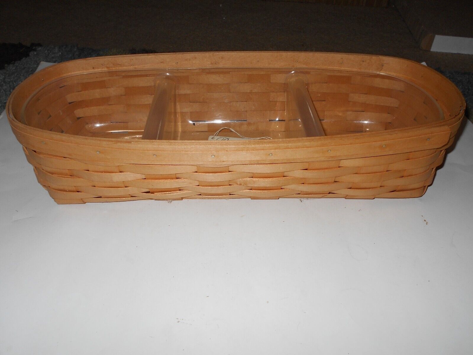 Royce Craft Basket French Bread Basket with Plastic Divider 20\