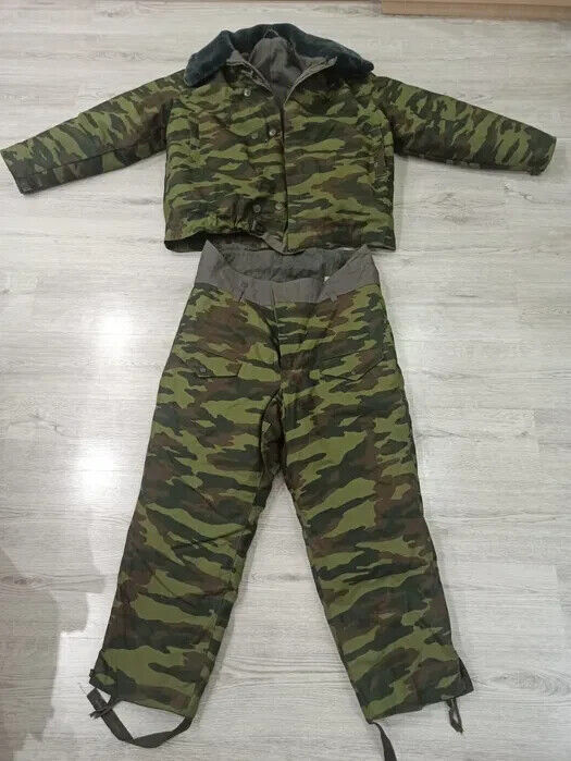 RARE Military Russian Army Aviation Pilot Winter Woodland Camo Suit BIG Uniform