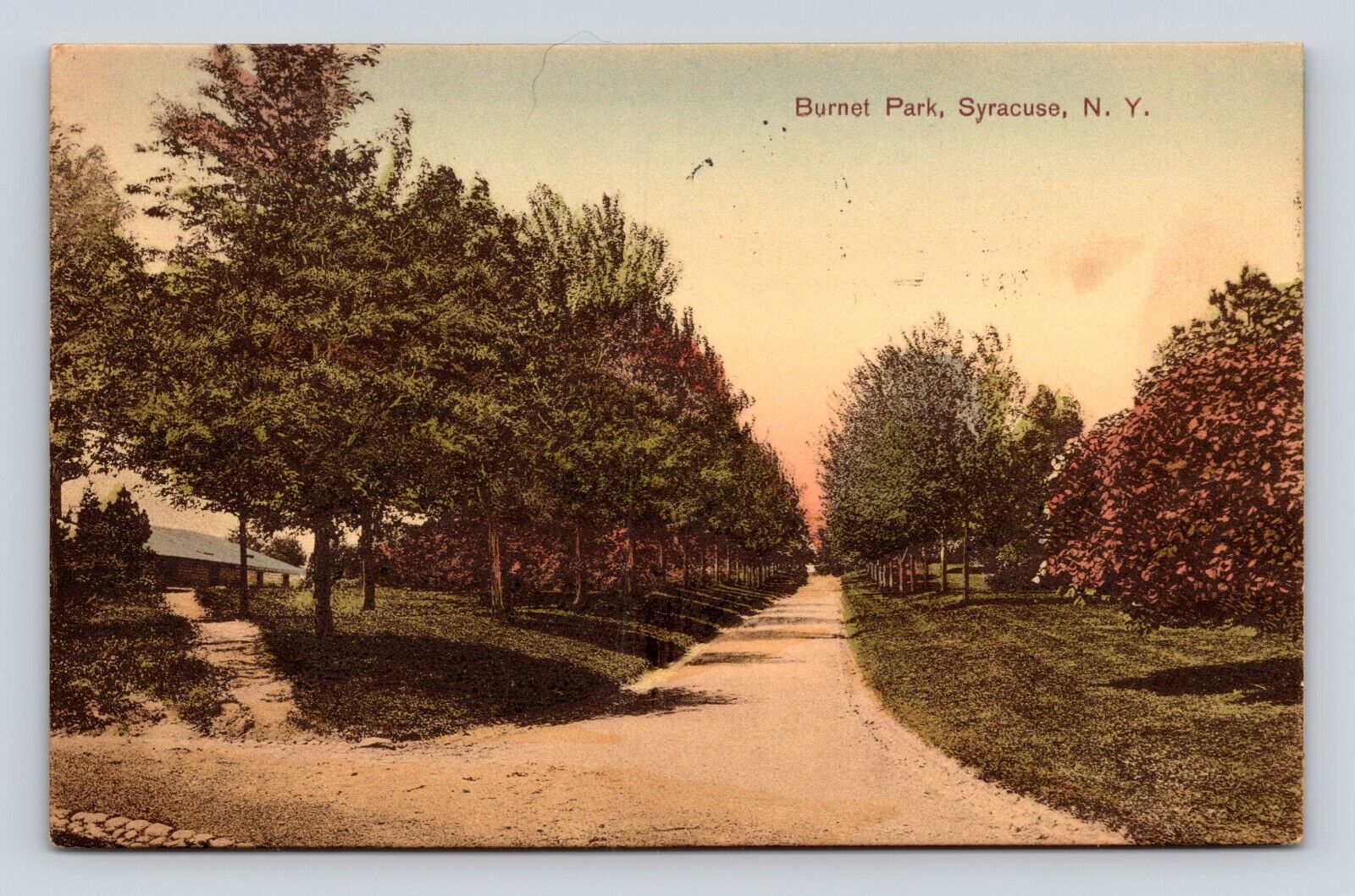 Antique Postcard Burnet Park Syracuse 1911 Cancel Post  New York NY