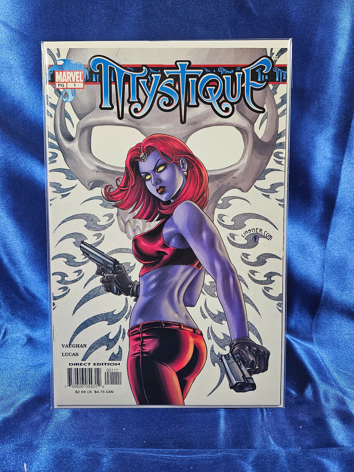 MYSTIQUE #1 VF+ 8.5 Linsner Cover, Marvel Comics 2003