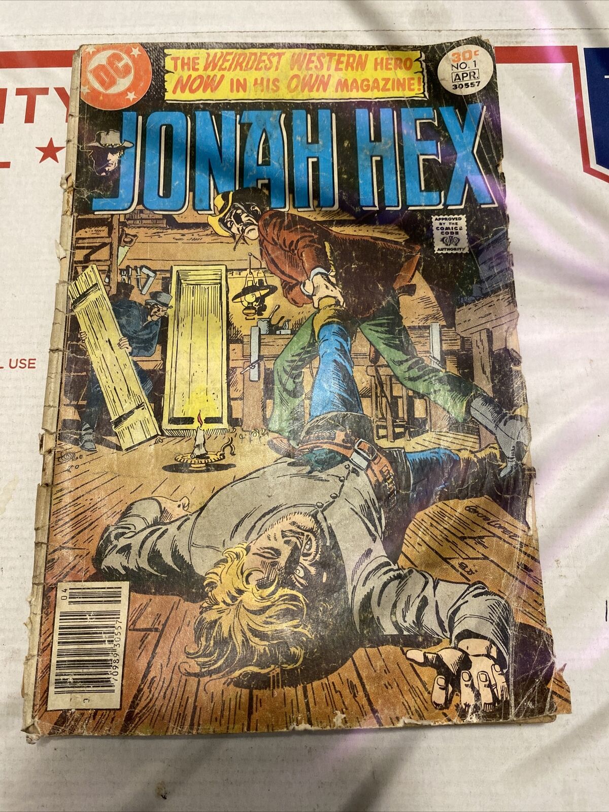 Jonah Hex 1 - 1st Appearance In His Own Title 1977 - Rough Condition