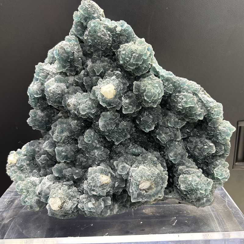 37LB Natural Fluorite Crystal Mineral Specimen Quartz Cluster Point Healing