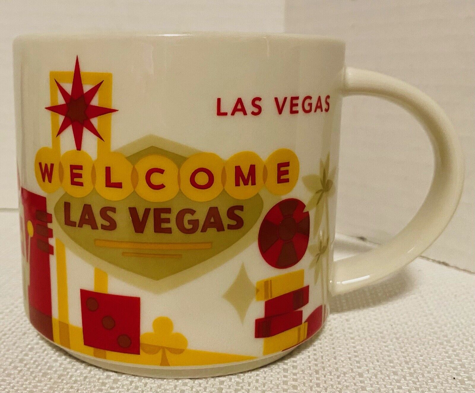 Starbucks 2015 Las Vegas Nevada You Are Here Series Coffee Mug 14 Oz Overall
