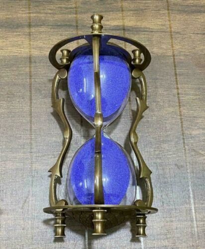 Sand Timer Vintage Nautical Antique Maritime Brass Hourglass For Home Decor Item