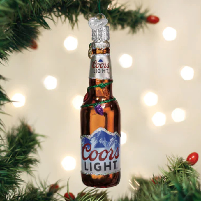 Holiday Coors Light Ornament