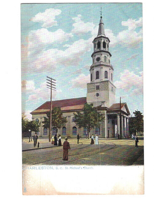 c.1900s St. Michaels Church Charleston South Carolina SC Tuck Sons Postcard UNP