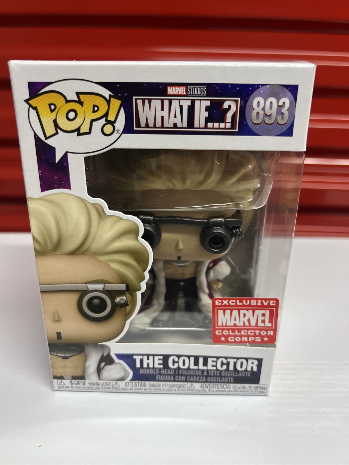 Funko POP Marvel Studios What If..? The Collector #893 Collector Corps...