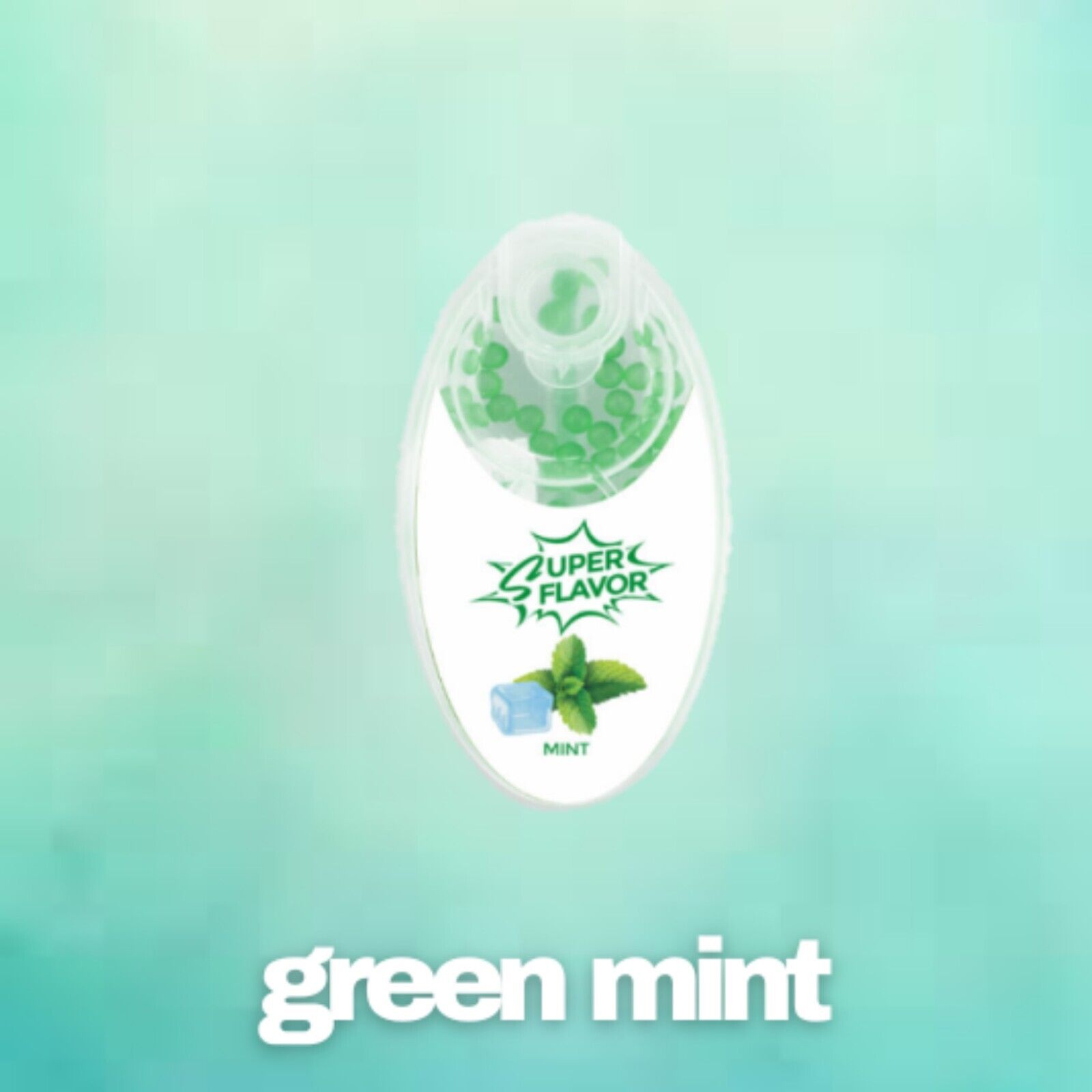 100 Menthol/Green Mint Flavor Balls